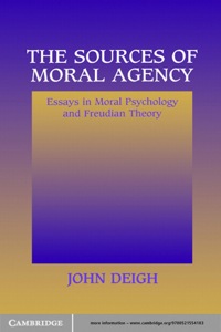 Omslagafbeelding: The Sources of Moral Agency 1st edition 9780521554183
