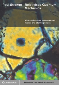 Omslagafbeelding: Relativistic Quantum Mechanics 1st edition 9780521565837