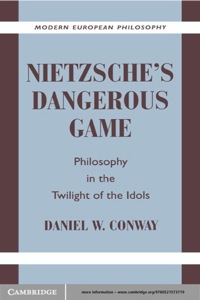 Titelbild: Nietzsche's Dangerous Game 1st edition 9780521573719