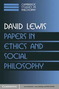 Imagen de portada: Papers in Ethics and Social Philosophy: Volume 3 1st edition 9780521582490