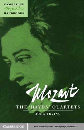 Cover image: Mozart: The 'Haydn' Quartets 1st edition 9780521584753