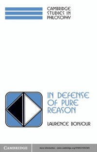 Titelbild: In Defense of Pure Reason 1st edition 9780521592369