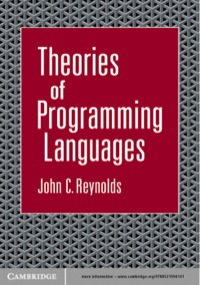 Cover image: Theories of Programming Languages 1st edition 9780521594141