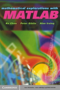 Cover image: Mathematical Explorations with MATLAB 1st edition 9780521630788