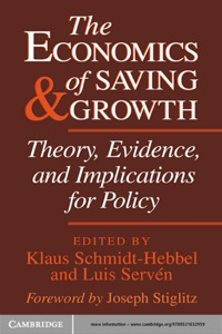 Cover image: The Economics of Saving and Growth 1st edition 9780521632959