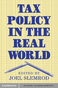 Imagen de portada: Tax Policy in the Real World 1st edition 9780521641371