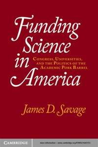 Imagen de portada: Funding Science in America 1st edition 9780521643153