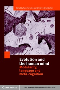 Cover image: Evolution and the Human Mind 1st edition 9780521783316