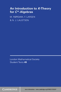 Cover image: An Introduction to K-Theory for C*-Algebras 1st edition 9780521783347