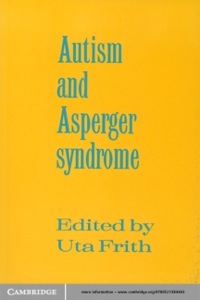 صورة الغلاف: Autism and Asperger Syndrome 1st edition 9780521386081