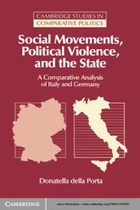 صورة الغلاف: Social Movements, Political Violence, and the State 1st edition 9780521473965