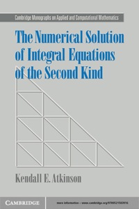 Omslagafbeelding: The Numerical Solution of Integral Equations of the Second Kind 1st edition 9780521583916
