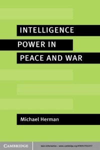 Cover image: Intelligence Power in Peace and War 9780521562317