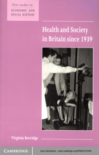 表紙画像: Health and Society in Britain since 1939 1st edition 9780521572309