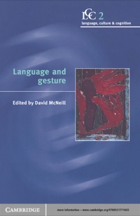 表紙画像: Language and Gesture 1st edition 9780521771665