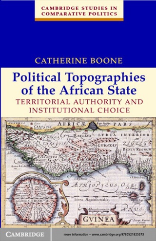 Imagen de portada: Political Topographies of the African State 1st edition 9780521825573