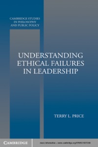 Omslagafbeelding: Understanding Ethical Failures in Leadership 1st edition 9780521837248