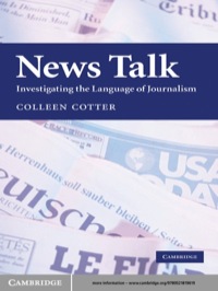 Cover image: News Talk 1st edition 9780521819619