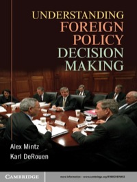Imagen de portada: Understanding Foreign Policy Decision Making 1st edition 9780521876452