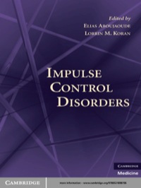 Titelbild: Impulse Control Disorders 1st edition 9780521898706