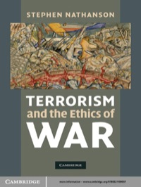Imagen de portada: Terrorism and the Ethics of War 1st edition 9780521199957