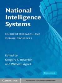 Cover image: National Intelligence Systems 1st edition 9780521518574