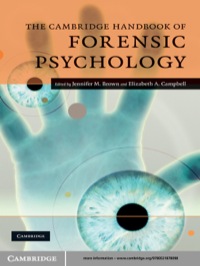 Titelbild: The Cambridge Handbook of Forensic Psychology 1st edition 9780521878098