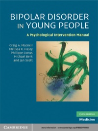 Cover image: Bipolar Disorder in Young People 1st edition 9780521719360