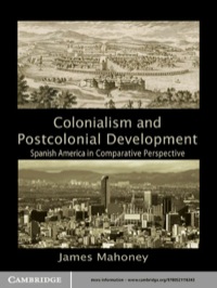 Titelbild: Colonialism and Postcolonial Development 1st edition 9780521116343