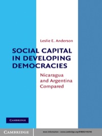 Imagen de portada: Social Capital in Developing Democracies 1st edition 9780521192743