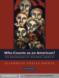 صورة الغلاف: Who Counts as an American? 1st edition 9780521760133