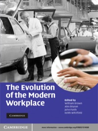 Imagen de portada: The Evolution of the Modern Workplace 1st edition 9780521514569