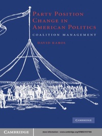 Cover image: Party Position Change in American Politics 1st edition 9780521517164