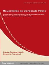 Omslagafbeelding: Households as Corporate Firms 1st edition 9780521195829