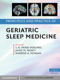 Imagen de portada: Principles and Practice of Geriatric Sleep Medicine 1st edition 9780521896702