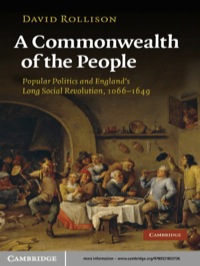صورة الغلاف: A Commonwealth of the People 1st edition 9780521853736