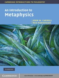 Imagen de portada: An Introduction to Metaphysics 1st edition 9780521826297