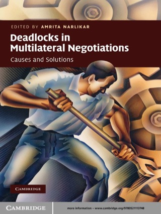Cover image: Deadlocks in Multilateral Negotiations 1st edition 9780521113748