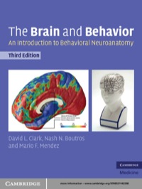 Cover image: The Brain and Behavior 3rd edition 9780521142298