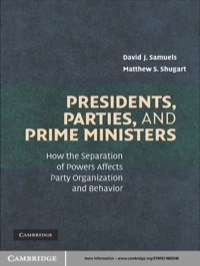 Imagen de portada: Presidents, Parties, and Prime Ministers 1st edition 9780521869546