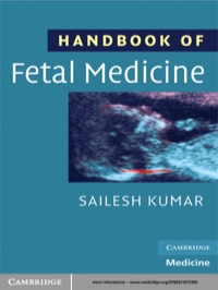 صورة الغلاف: Handbook of Fetal Medicine 1st edition 9780521675369