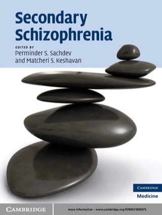 Titelbild: Secondary Schizophrenia 1st edition 9780521856973