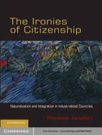 Imagen de portada: The Ironies of Citizenship 1st edition 9780521764261