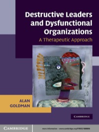 Immagine di copertina: Destructive Leaders and Dysfunctional Organizations 1st edition 9780521888806