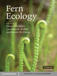 Imagen de portada: Fern Ecology 1st edition 9780521728201