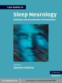 Cover image: Case Studies in Sleep Neurology 1st edition 9780521146487