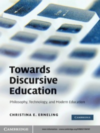 Cover image: Towards Discursive Education 1st edition 9780521194747