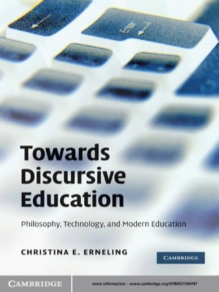 Imagen de portada: Towards Discursive Education 1st edition 9780521194747