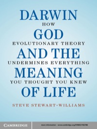 Imagen de portada: Darwin, God and the Meaning of Life 1st edition 9780521762786