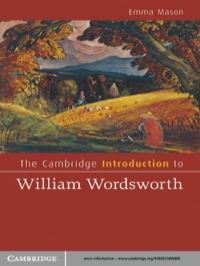 Imagen de portada: The Cambridge Introduction to William Wordsworth 1st edition 9780521896689